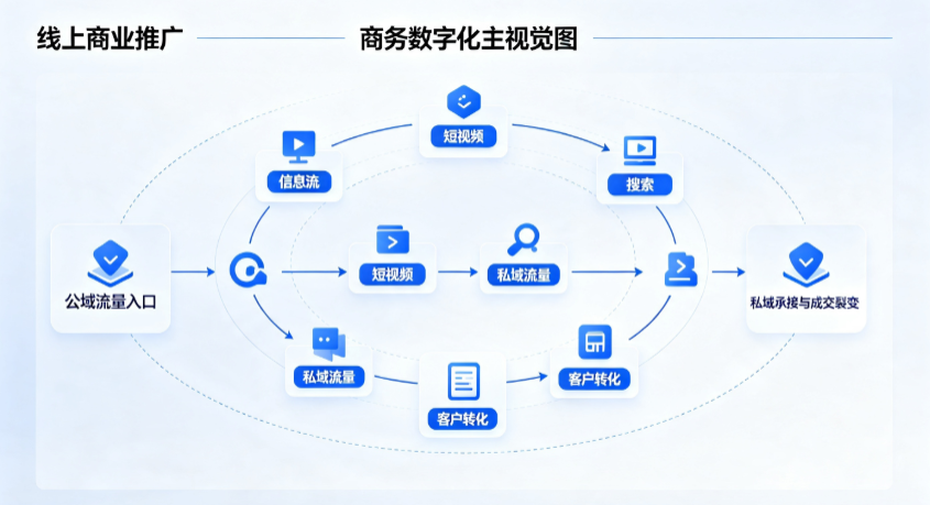 刚察县线上商业推广怎么做？全域流量闭环搭建与低成本转化实战指南